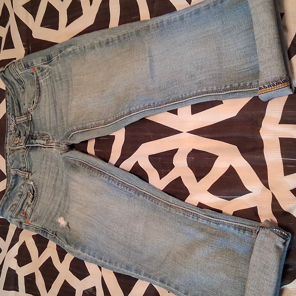 American Eagle Artist Light Blue Boyfriend Jeans